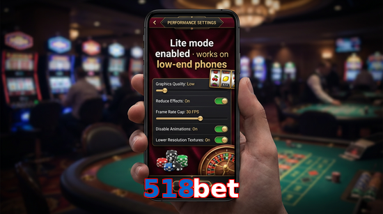 Payment and PKR controls in 518Bet