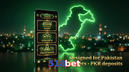 Main screen of 518Bet pk page for PK players
